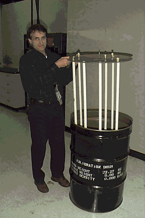Figure 3. Holder Placed in Drum