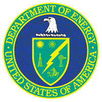 DOE logo with photo gif animation