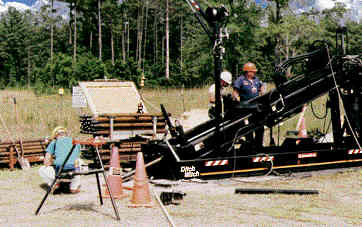 One of the most promising drilling approaches tested in the Integrated Demonstraiton was modified utility installation systems.