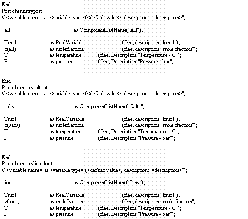 Model Listing Data