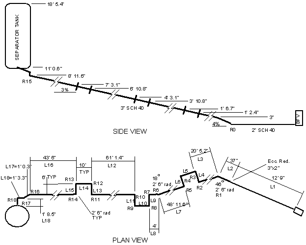 Attachment 3 Pipe Configuration: Tank 37 GDL [3][4][5][6][7]